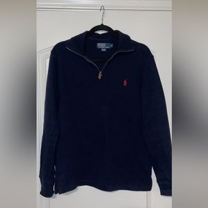 Navy blue mens Ralph Lauren pull over